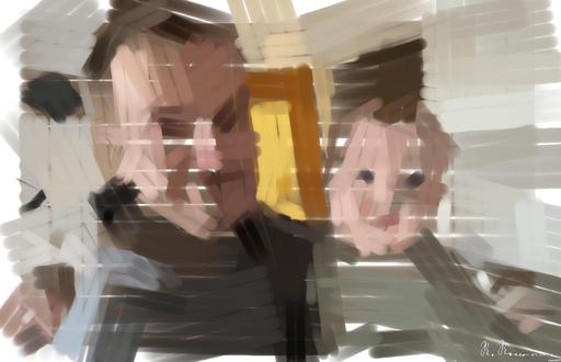 Drawn by bot a7q5uwkRWJqCfVCBbtgjQk; art-primitive-paintbrush-ii; artwork for redditgetsdrawnbybot AI art