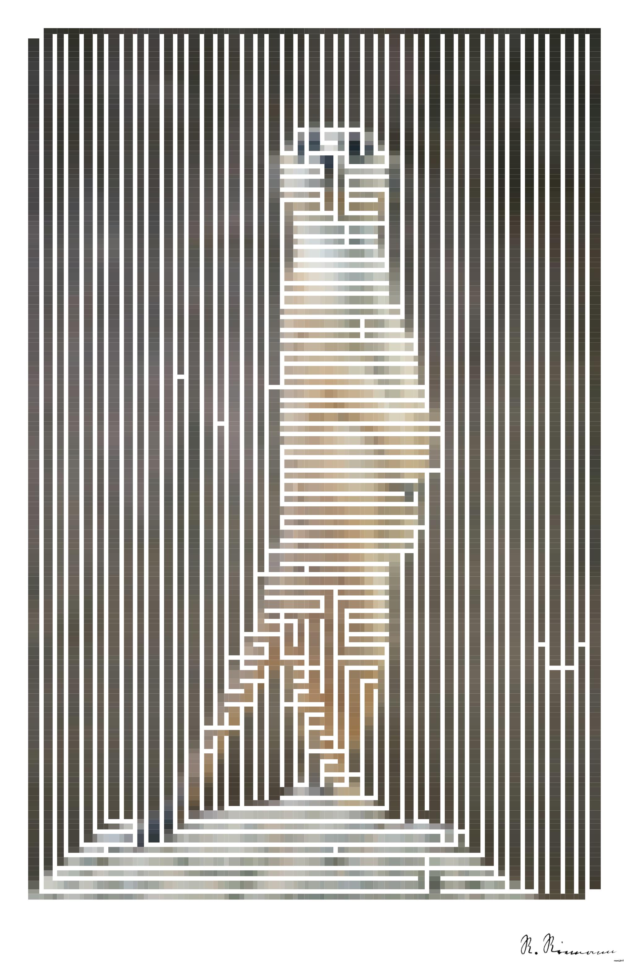 Drawn by bot K3sESgXufDqCFShAvea8yS; art-amaze; brown and white animal on brown tree branch AI Art