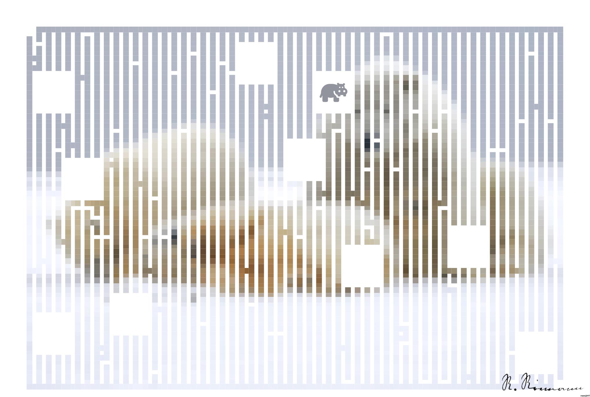 Drawn by bot eTY7DPDpEEmBzZFQ9JeSRG; art-amaze; white polar bear on snow covered ground during daytime AI Art