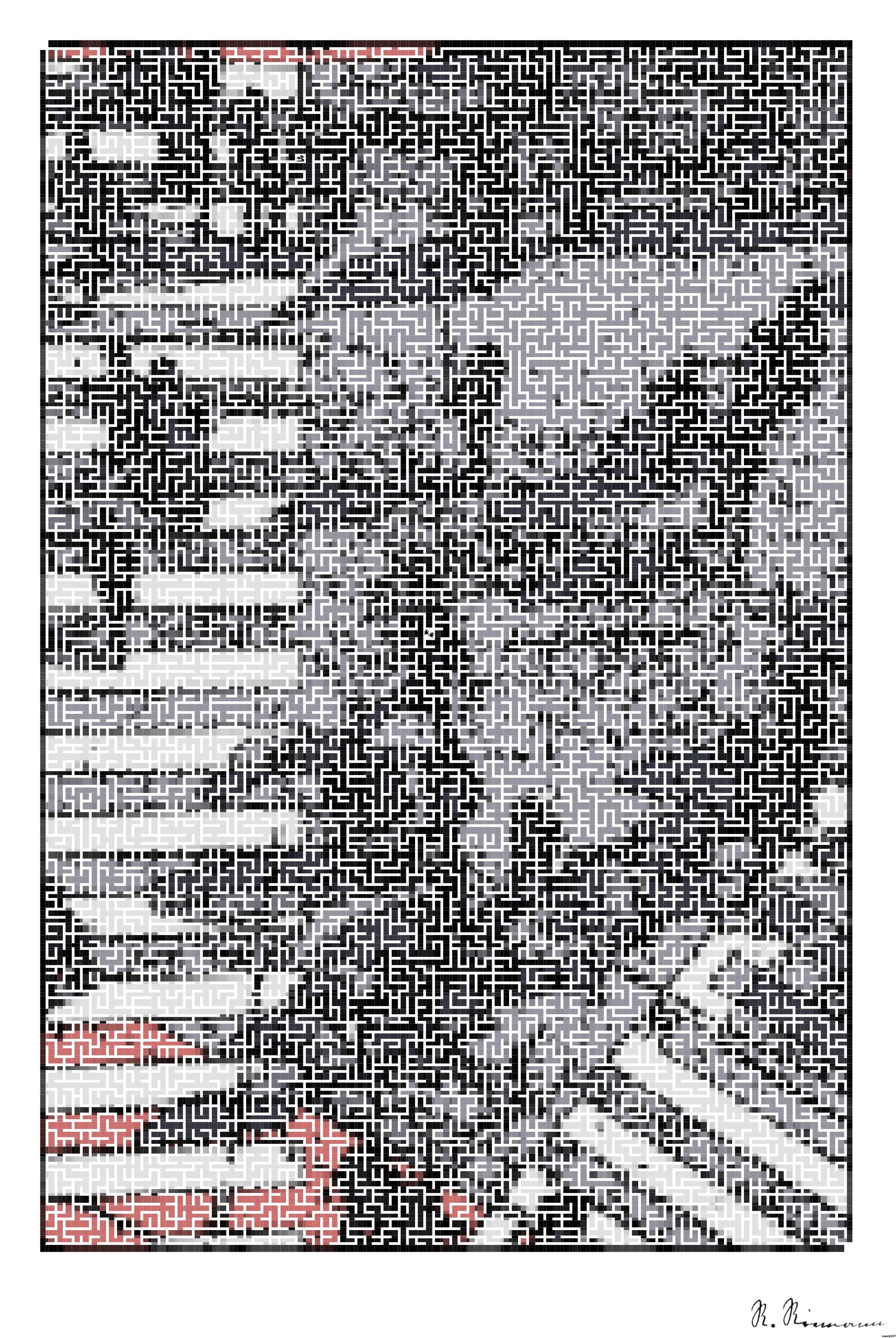 Drawn by bot aQPDK3Ld3Q5y95bkcq59r5; art-amaze; aerial photography of people crossing pedestrian lane AI Art