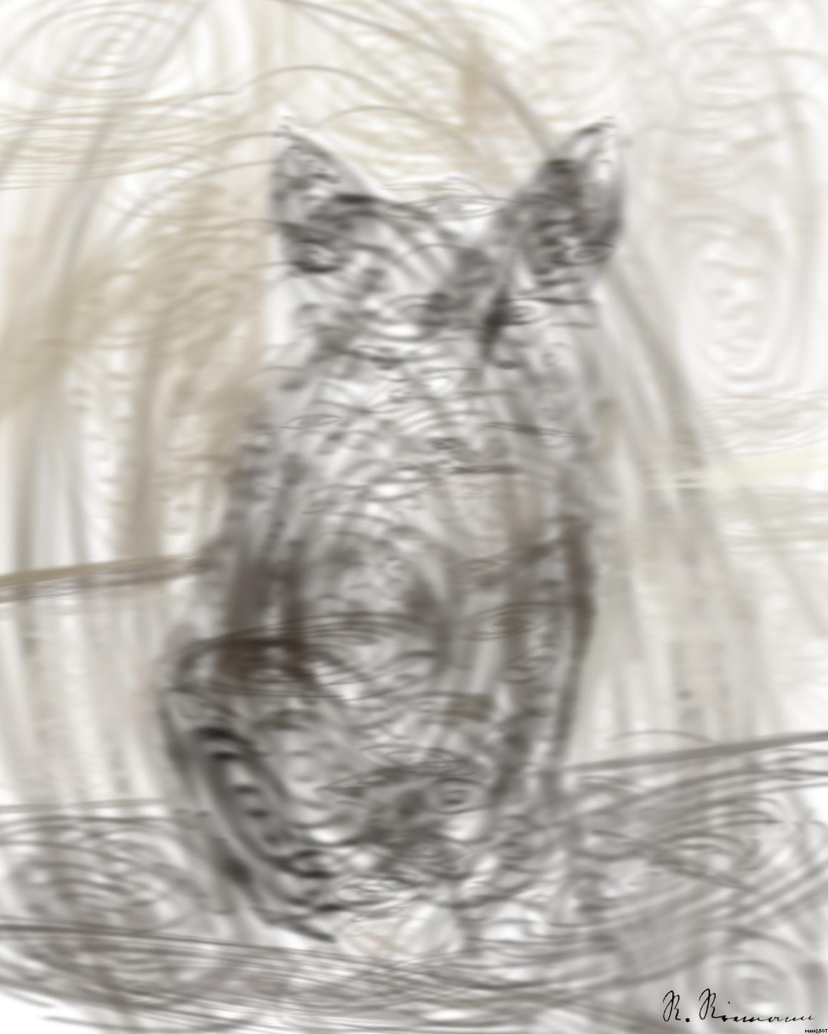 Drawn by bot jtprspHJAUKAf9nbGb6UMo; art-primitive-paintbrush-ii; artwork for redditgetsdrawnbybot AI Art