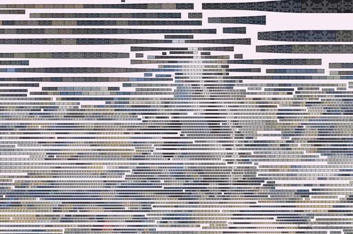Drawn by bot UzXLbbLP3uUkeABxrYGduk; art-flowy; white and black penguin walking on gray stones AI art