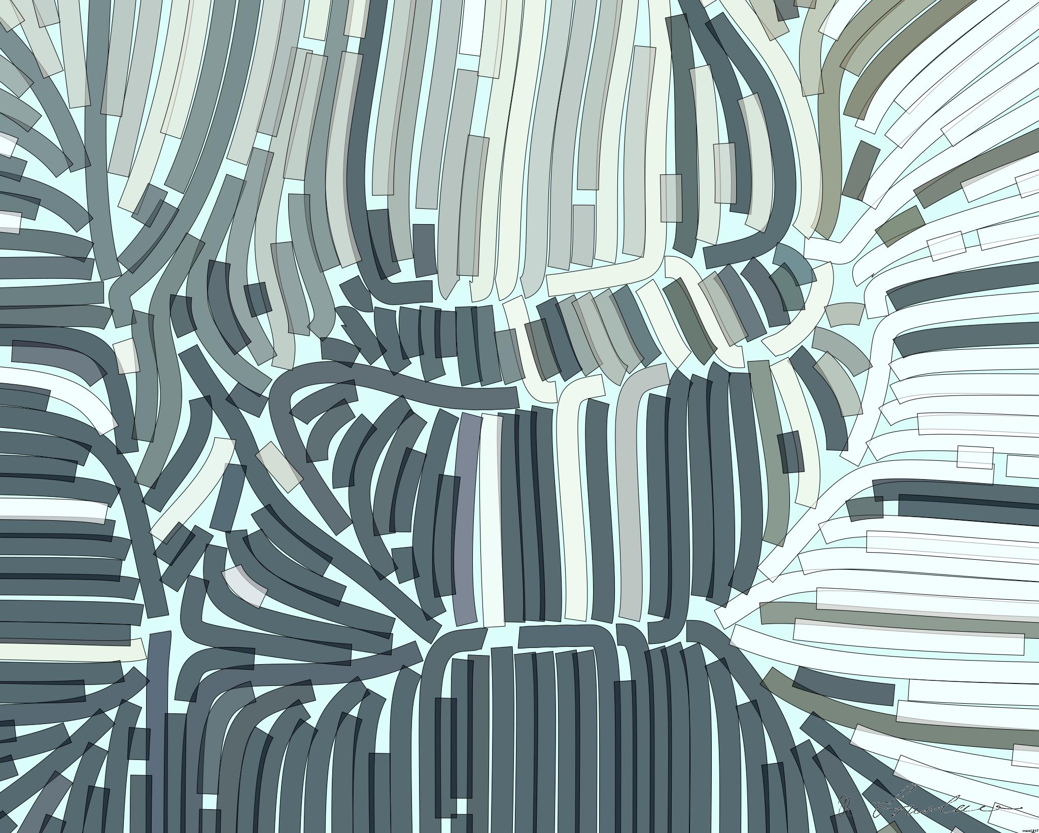 Drawn by bot LU3aximuoLxeaucrLqLiL6; art-flowy; A sleek, modern luxury car showcasing its chrome detailing and LED headlights on a city street. AI Art