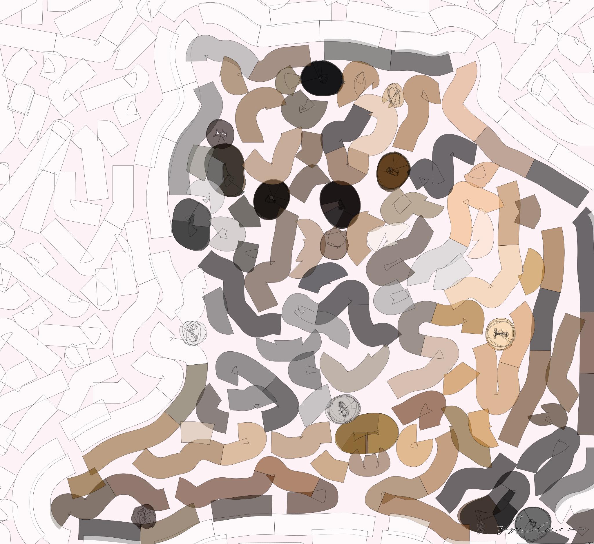 Drawn by bot 9BbcXNy4rNUx25JCVT797j; art-flowy; Close-up portrait of a Bengal tiger showcasing its fierce gaze and striking stripes in a dramatic setting. AI Art