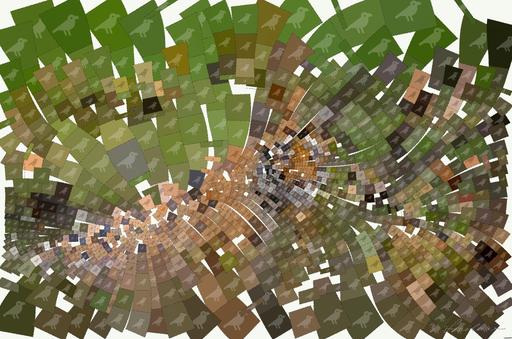 Drawn by bot TwDCEDakwqEk4aeiVkDZhN; art-flowy; a tiger in a body of water surrounded by trees AI art
