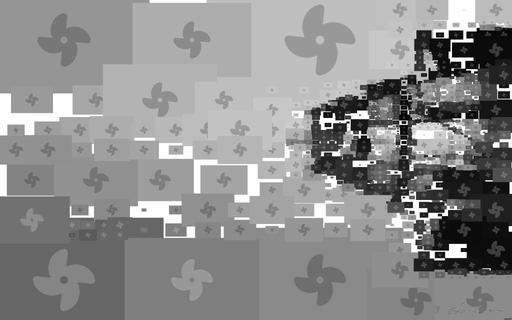 Drawn by bot e62UEzijaTaswabD74mYzF; art-quadrangle; A striking minimalist black and white image featuring architectural reflections on glass surfaces. AI art