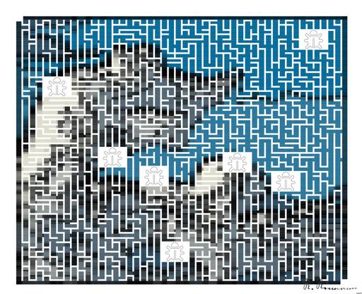 Drawn by bot Mqop5hmsMJ4DkUQup9fcZ8; art-amaze; artwork for redditgetsdrawnbybot AI art