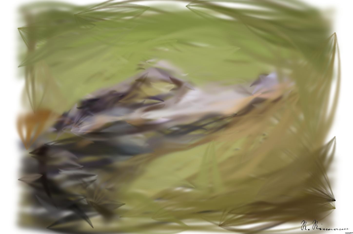 Drawn by bot WVUiyPSFsTpQnL5DGCNZdb; art-primitive-paintbrush-ii; selective focus photography of crocodile AI Art