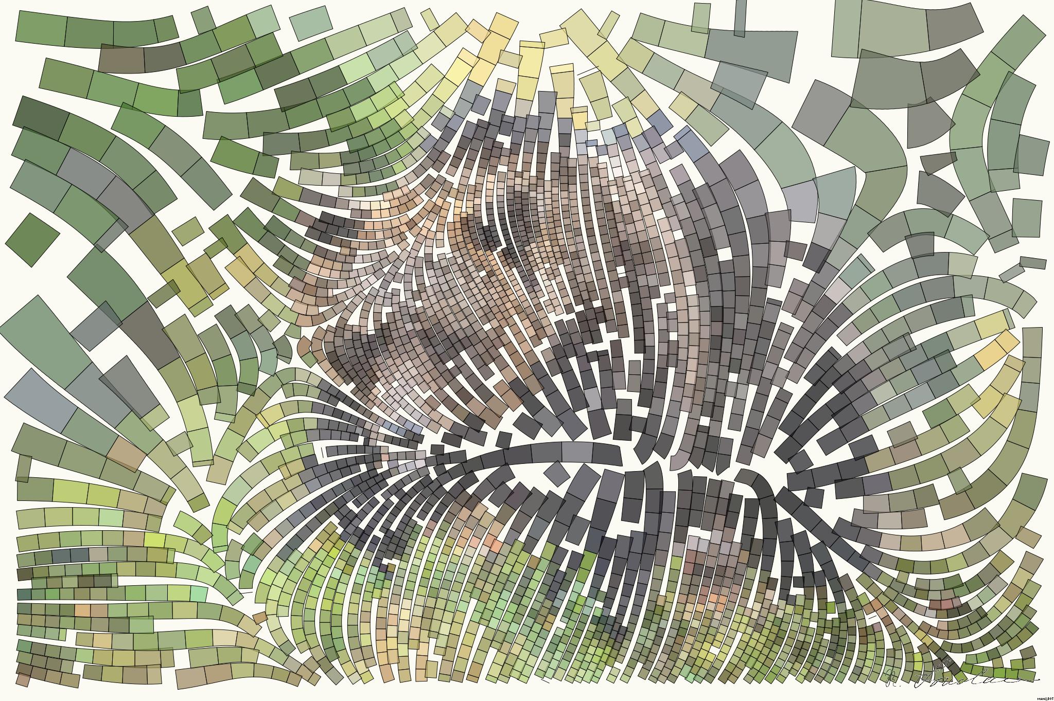 Drawn by bot 2gaRPuQ5thyadfBczkfro8; art-flowy; Brown bear in the autumn forest.  Scientific name: Ursus arctos. Natural habitat. AI Art
