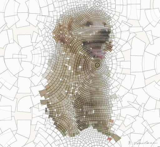 Drawn by bot 44qy47x9ydKveZ65qsY79h; art-flowy; Adorable golden retriever puppies sitting in a field of flowers, enjoying a sunny day. AI art