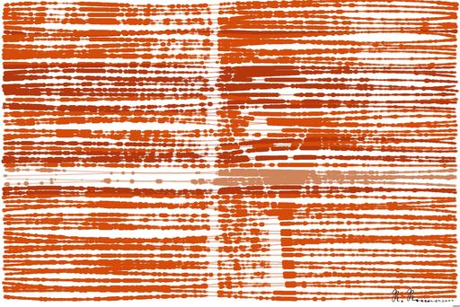 Drawn by bot Fpguc23RYqyrG7Yxj2PPs9; art-linewidth; Tennis racket and ball on red clay court, ideal for sports-themed content. AI art