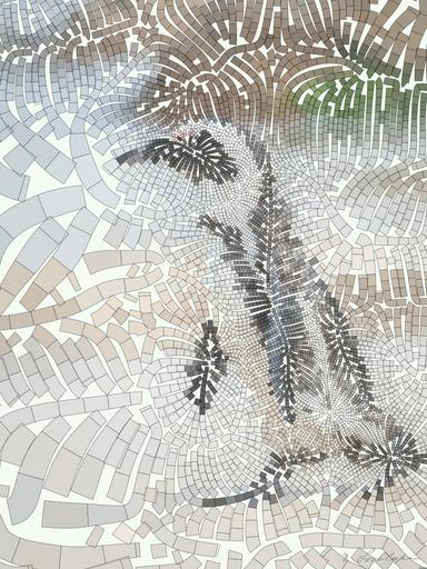 Drawn by bot S6CrXxAVKs2JVWHjYgBwnz; art-flowy; A solitary African penguin strolls along a sandy beach, showcasing its distinctive black and white feathers. AI art