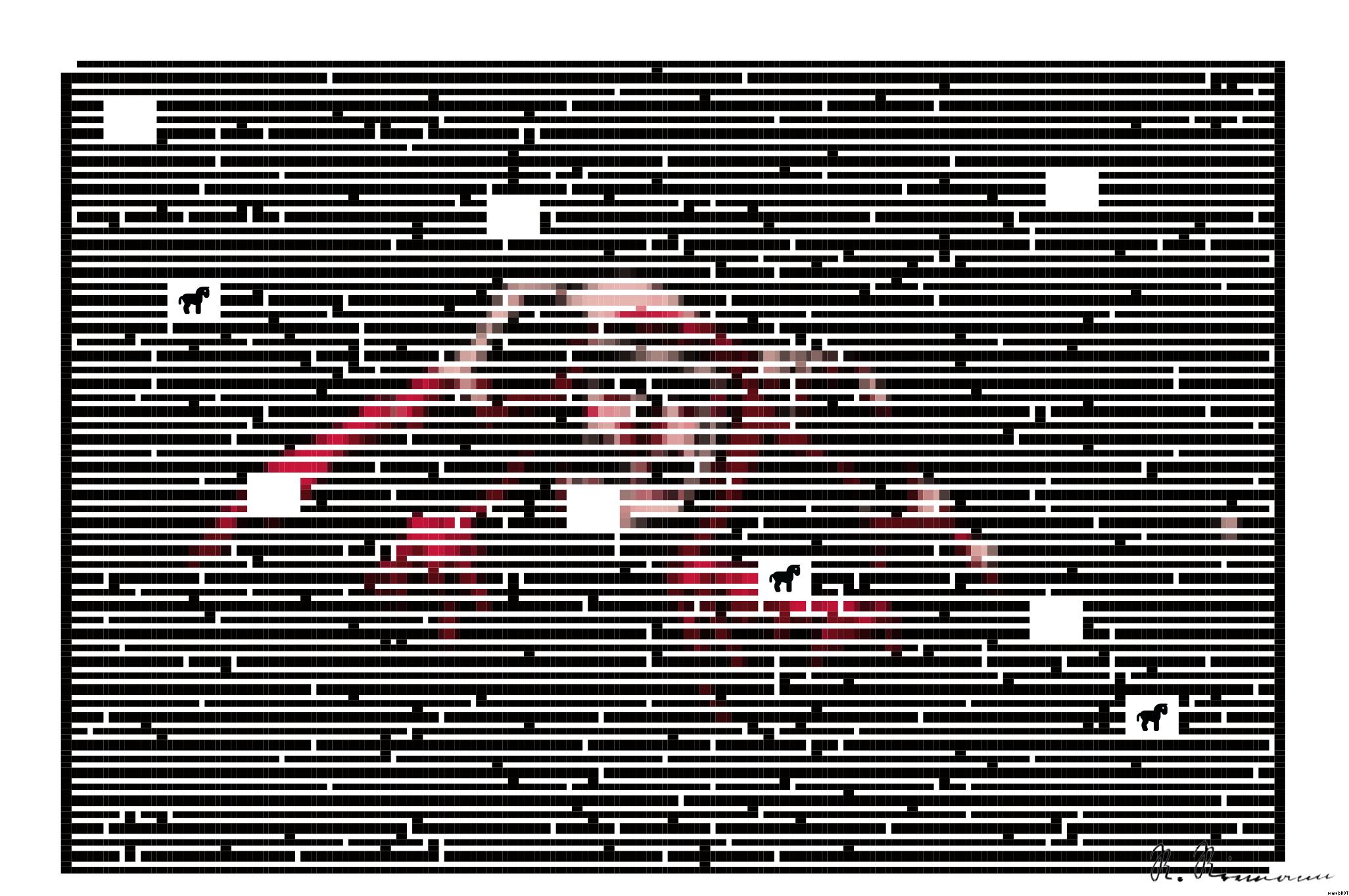 Drawn by bot frp9DKHM37Q5LnDhK4yUiy; art-amaze; A spooky illuminated mask figure with a red hoodie in a dark setting, perfect for Halloween themes. AI Art