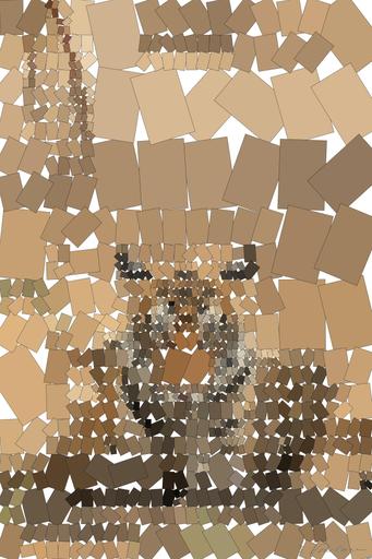 Drawn by bot 6brMZc4jNATnp4Z6DJ2TBC; art-quadrangle; tiger prawn lying on ground during daytime AI art