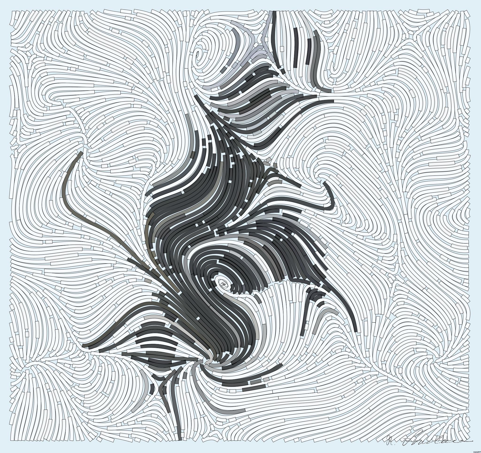 Drawn by bot gkruxRBtXa56MPbZ8hoCR2; art-flowy; African penguins (spheniscus demersus) The African penguin on the shore in  evening twilight above red sunset sky. AI Art