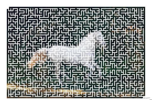 Drawn by bot jdnZ3N7nvvvUgPbdXnzih6; art-amaze; A majestic white horse gallops gracefully through a lush green landscape. AI art