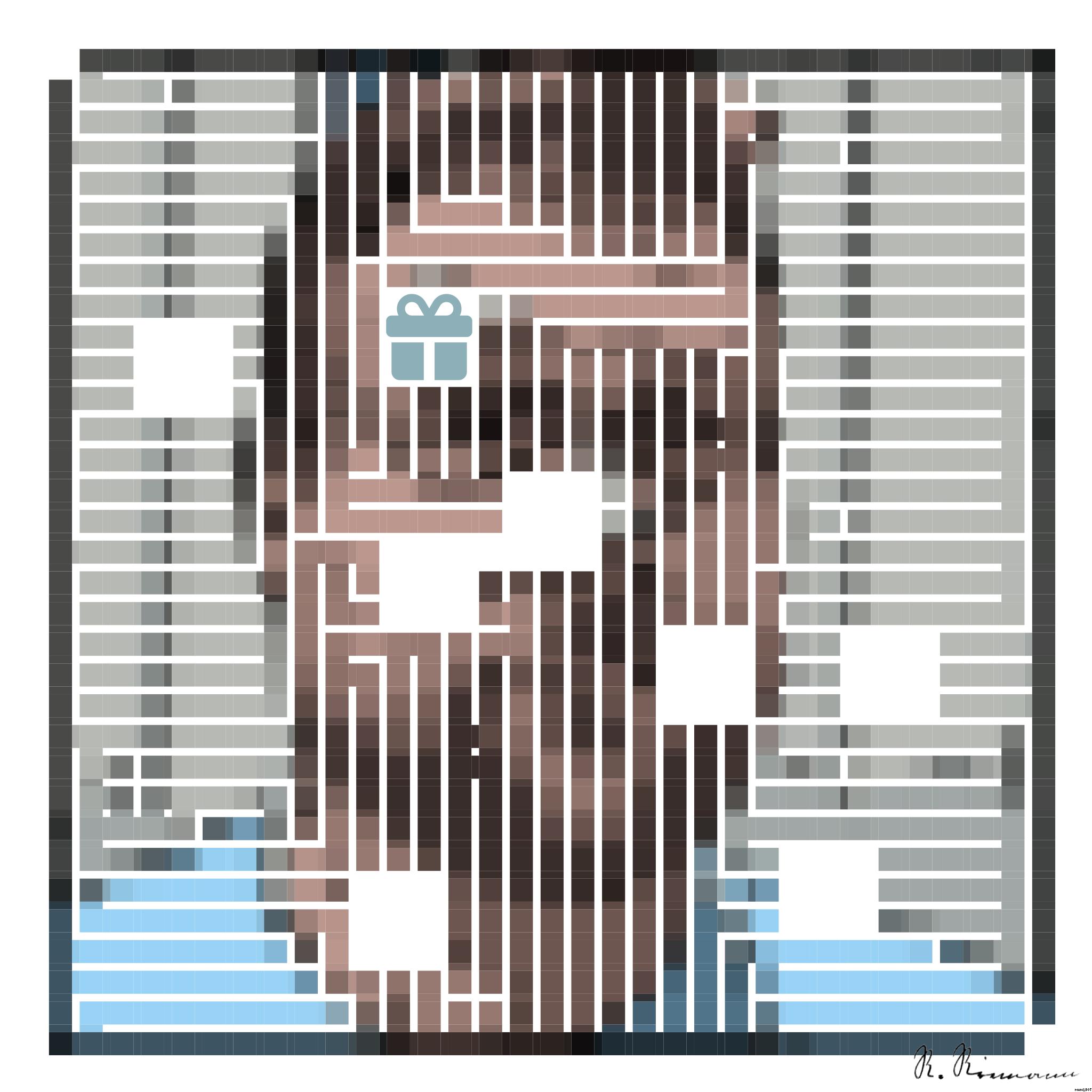 Drawn by bot UuPJAigfpdoi4Z6rAmdESb; art-amaze; artwork for redditgetsdrawnbybot AI Art