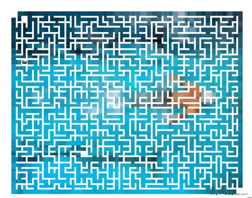 Drawn by bot MxbEx2LJgsv87F9YiWhRpB; art-amaze; Top view of a swimmer wearing a cap, performing a front crawl stroke in a clear blue swimming pool. AI art