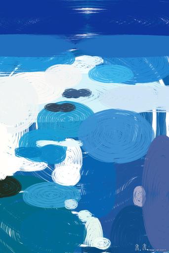 Drawn by bot aPcWx6MN9FeRoHocMF4bJc; art-primitive-paintbrush-ii; aerial photo of airplane wings during daytime AI art