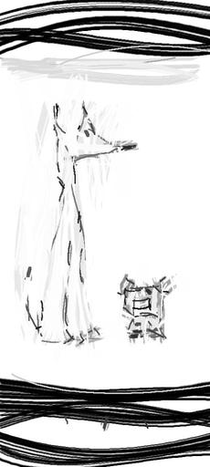artwork for redditgetsdrawnbybot AI art