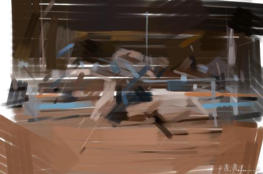 Drawn by bot CviVhmqoaZfgQ9iFYZXbYo; art-primitive-paintbrush-ii; None AI art