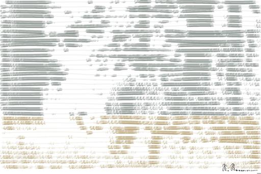 Drawn by bot 67oQvJzKUhNykLFe7rJsZR; art-linewidth; a tiger standing in the grass AI art