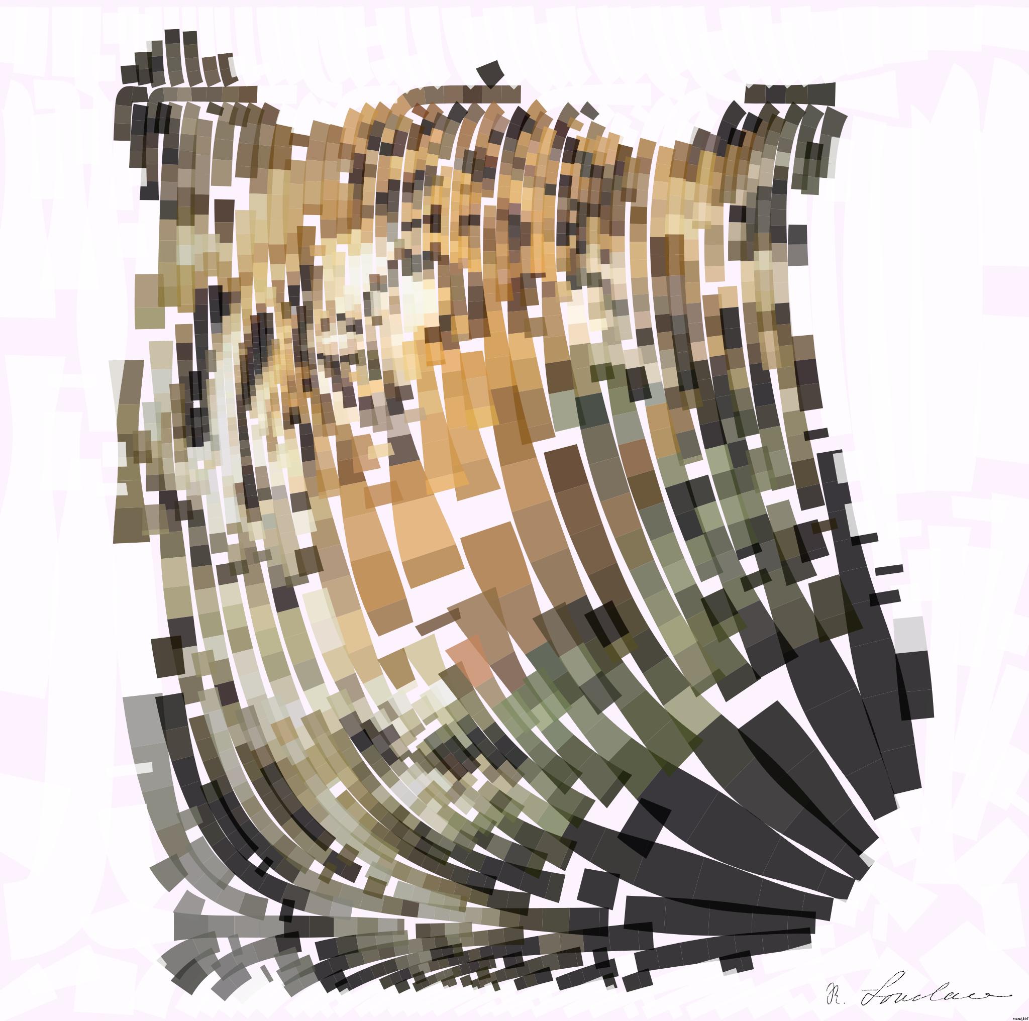 Drawn by bot Qg4E7Np8xPvDKmFdjRRaQy; art-flowy; Powerful close-up of a Sumatran tiger with piercing eyes highlighting its majestic nature. AI Art
