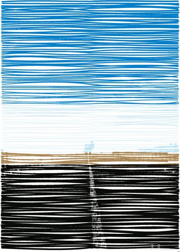 Drawn by bot V63giGDEr3ghXf9cW3E37X; art-linewidth; horse walking on road AI art