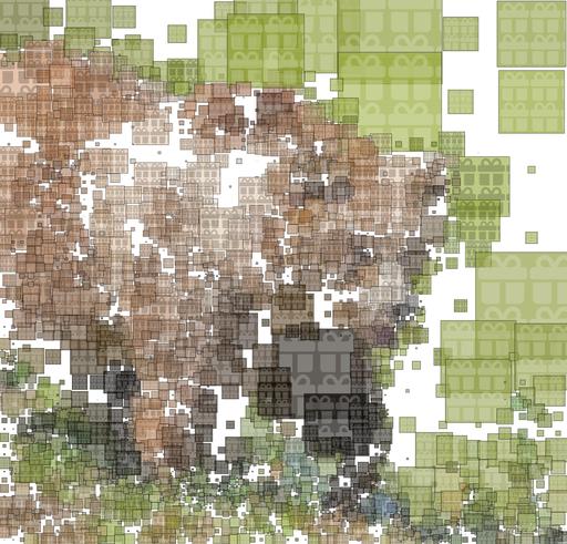Drawn by bot Szm57fdyjQKfRuTXpXYR6n; art-quadrangle; A majestic grizzly bear standing near a pond in its natural habitat, full of life. AI art