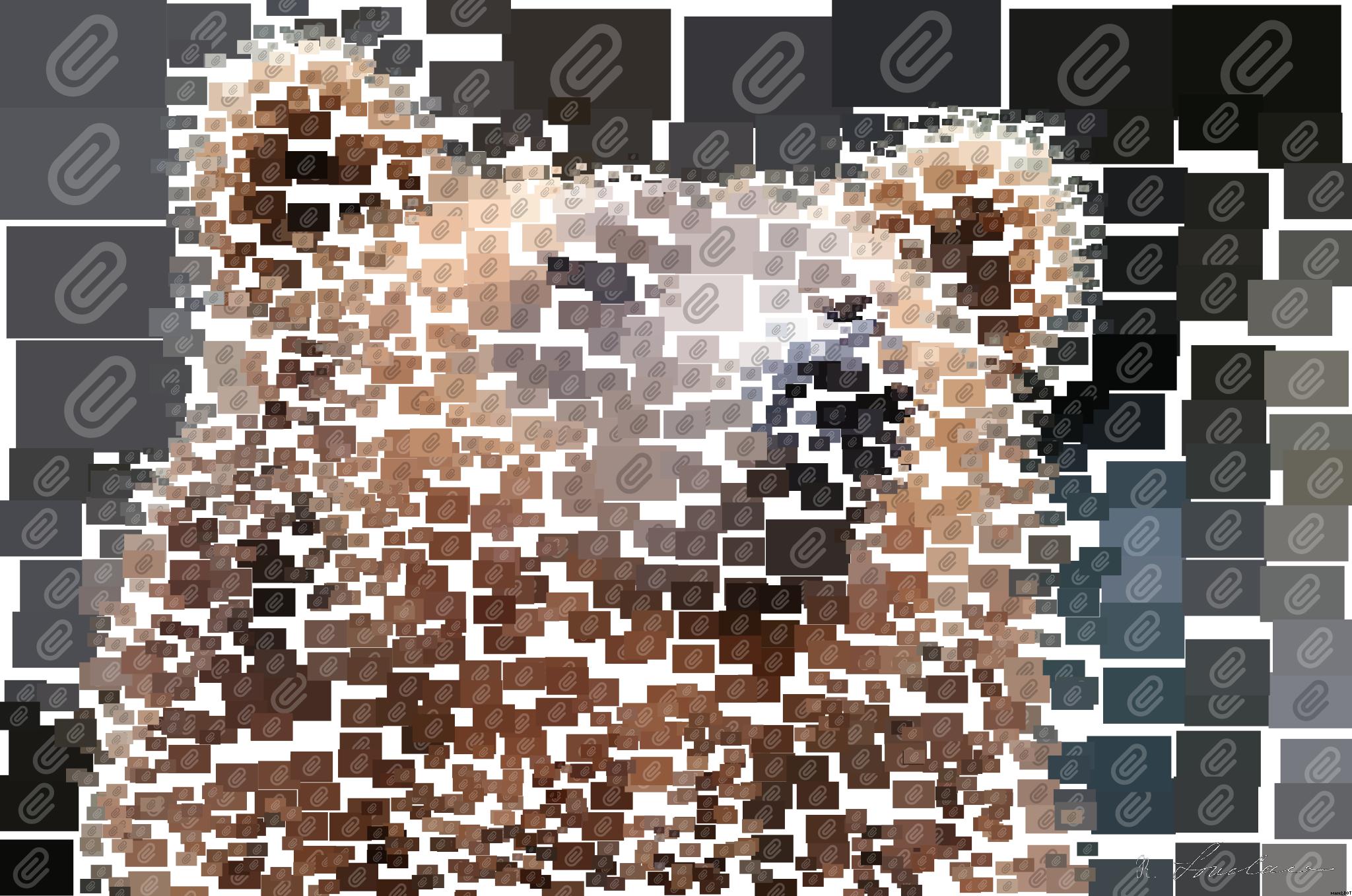 Drawn by bot 5JkL79SsCtuZwqbqgSkHQH; art-quadrangle; Detailed close-up of a brown bear's face, showcasing its expressive eyes and fur texture. AI Art
