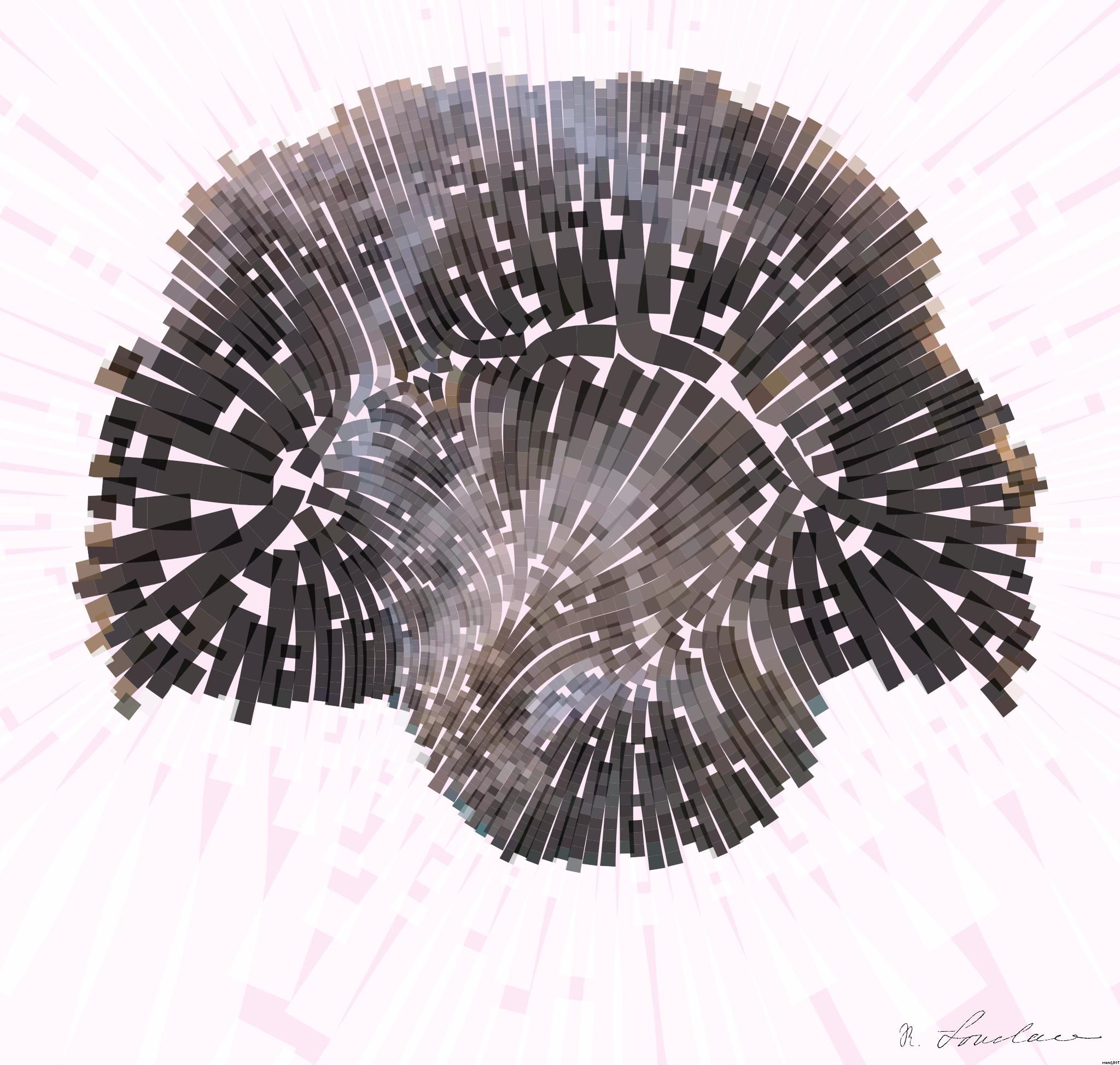 Drawn from photo on Unsplash: dog biting Thank You mail paper AI Art