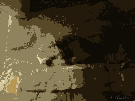 Drawn by bot CgbjiPovetzQ62Y7k9Bf7K; art-bloby; brown tiger on focus photography AI art