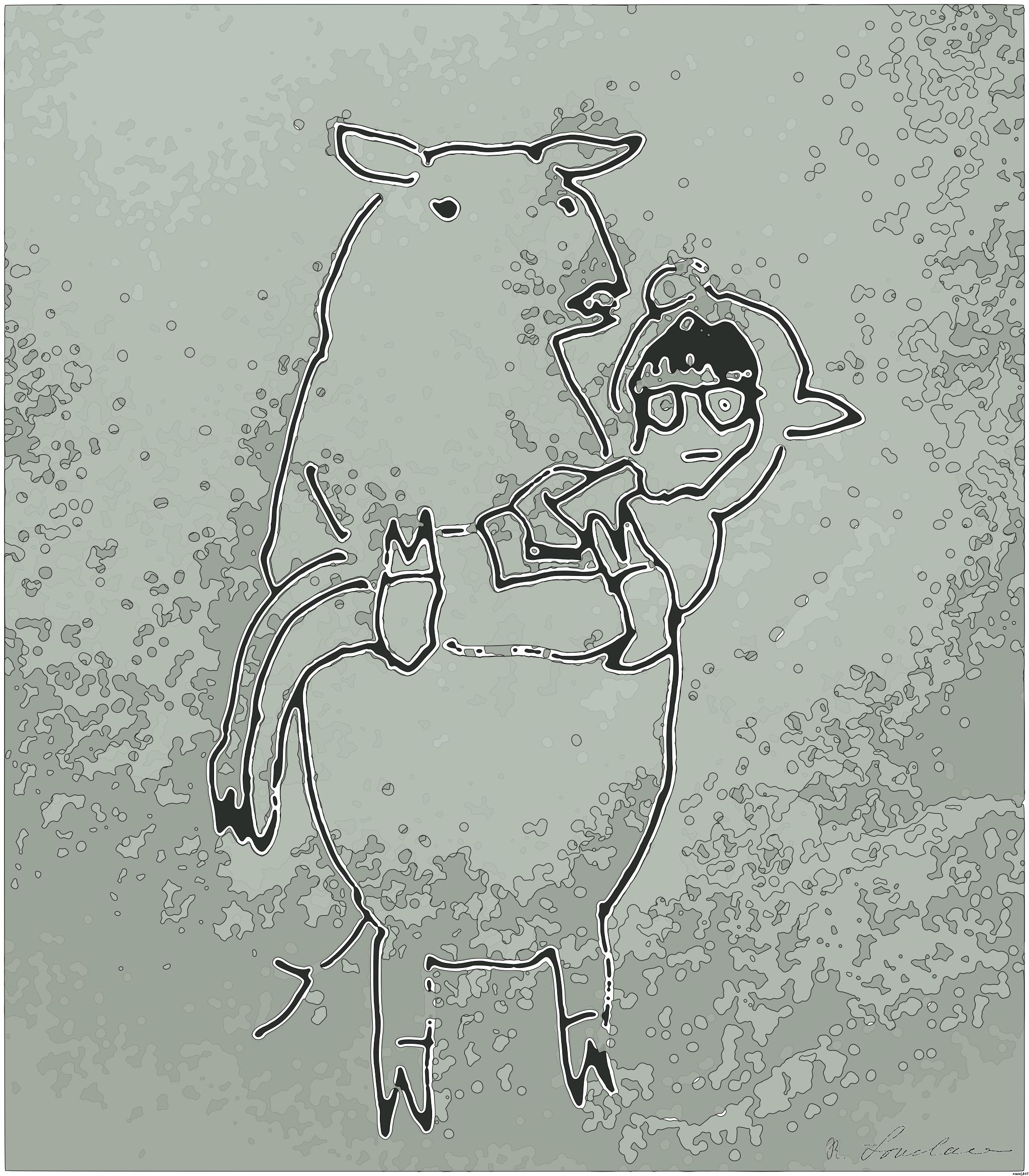 Drawn by bot i9zkQXP44a8nTDtNtyiGab; art-bloby; artwork for redditgetsdrawnbybot AI Art