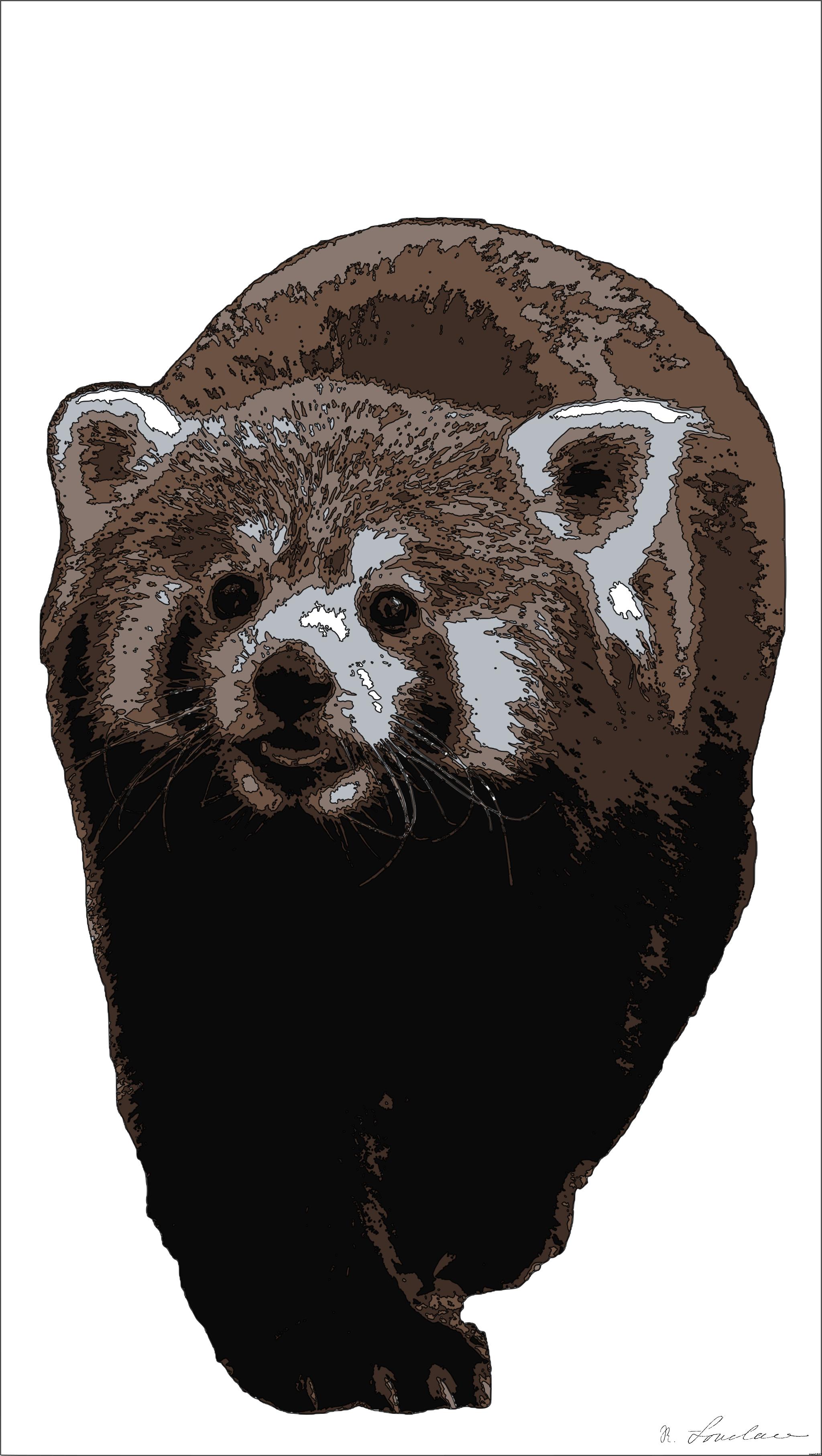 Drawn by bot BLCPYypvpSQ85zVYWBkSWz; art-bloby; red panda AI Art