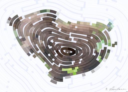 Drawn by bot VoKjeX3HJKhDHLBZ9YNEzx; art-flowy; brown bear on green grass during daytime AI art