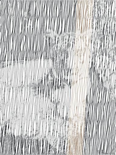 Drawn from photo on Unsplash: Tiger beside cage AI art