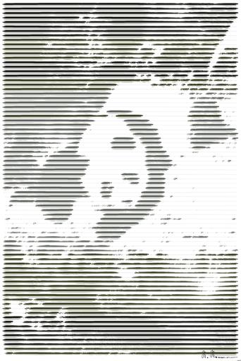 Drawn by bot UjGEPYrRLLrSY9iFm5b95Y; art-linewidth; panda on water during daytime AI art