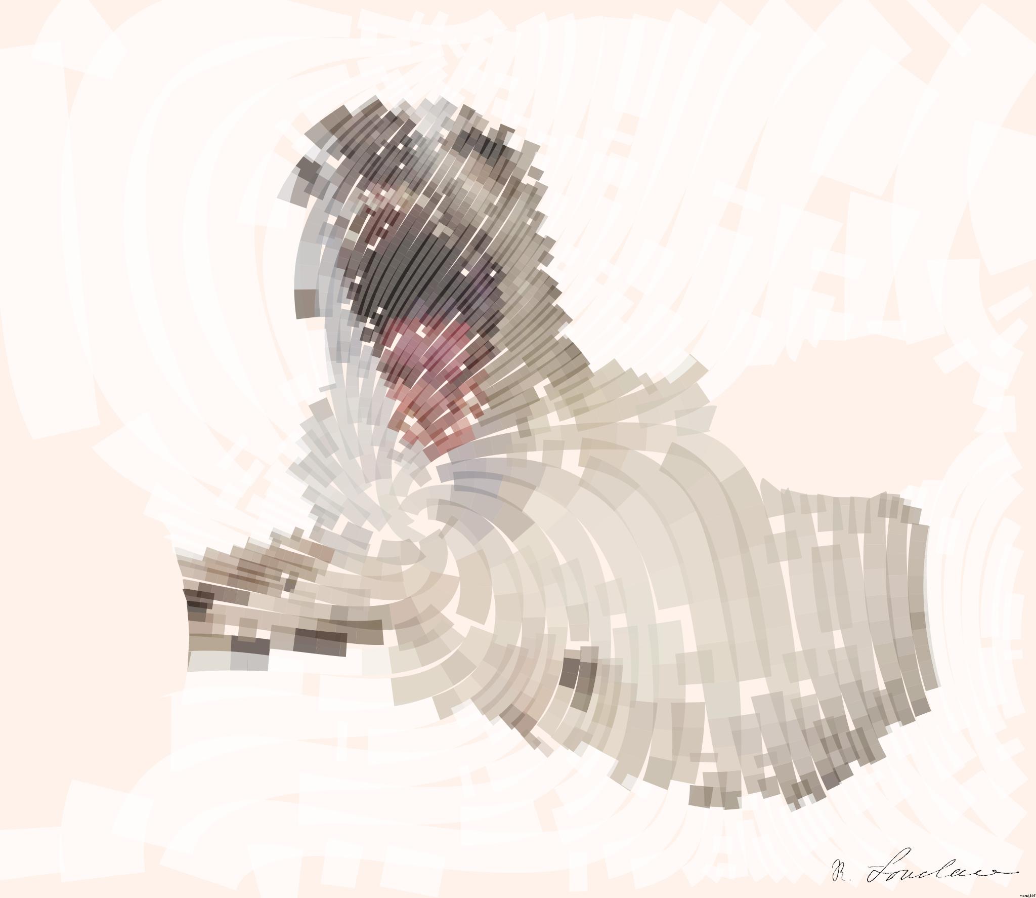 Drawn by bot kyPGtT68WumjvG9W5ircMx; art-flowy; artwork for redditgetsdrawnbybot AI Art