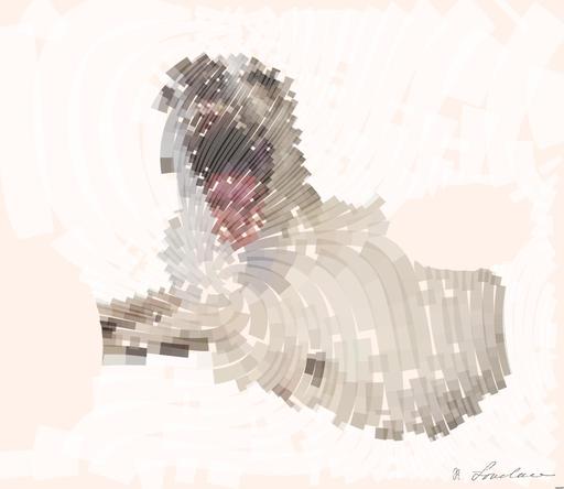 Drawn by bot kyPGtT68WumjvG9W5ircMx; art-flowy; artwork for redditgetsdrawnbybot AI art