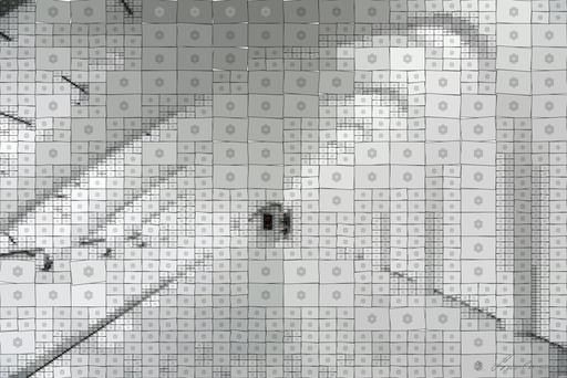Drawn by bot Uukvc9XwaLJ5hV2WsJW4Lq; art-quadrangle; Explore the sweeping modern arches and minimalistic design of the Milwaukee Art Museum's white hallway. AI art