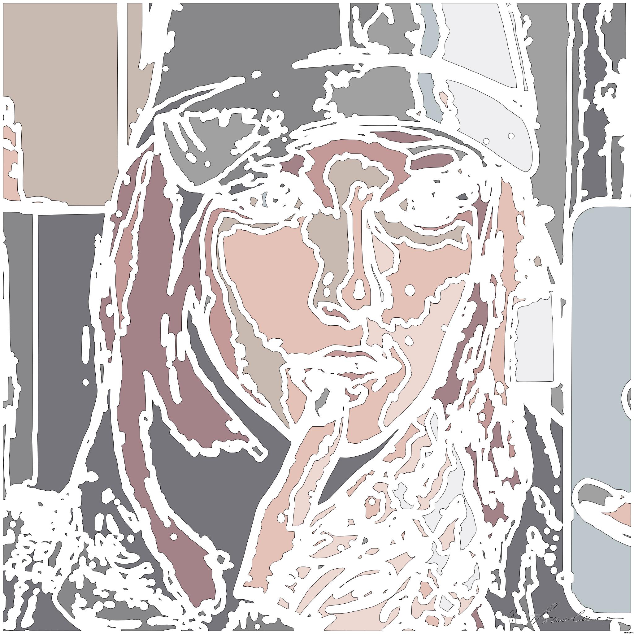 Drawn by bot G54Krn5JYHd4y6dQMfgwnL; art-bloby; artwork for redditgetsdrawnbybot AI Art