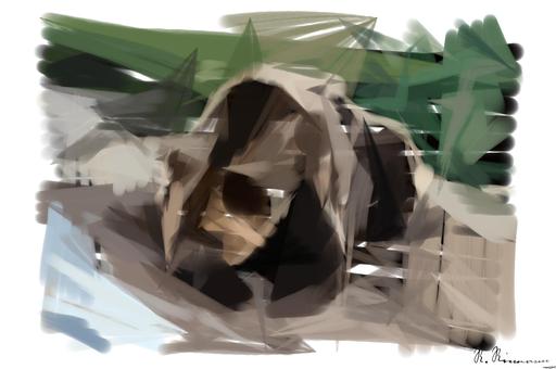 Drawn by bot BJtaeuCwumJqYfGrrq7exe; art-primitive-paintbrush-ii; None AI art
