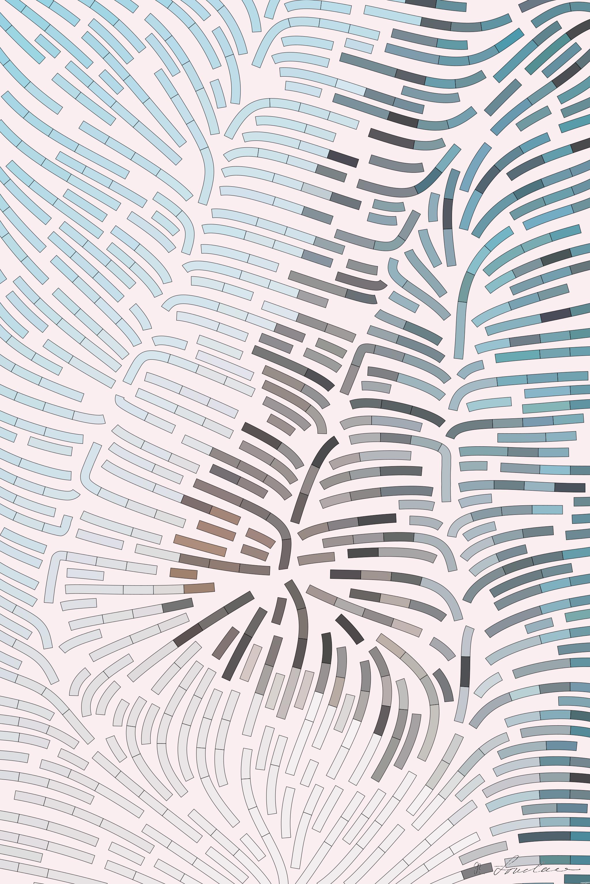 Drawn by bot H3DZJnjzkqXew875TSRETT; art-flowy; Striking modern architecture of Museo Soumaya with unique curved honeycomb design. AI Art