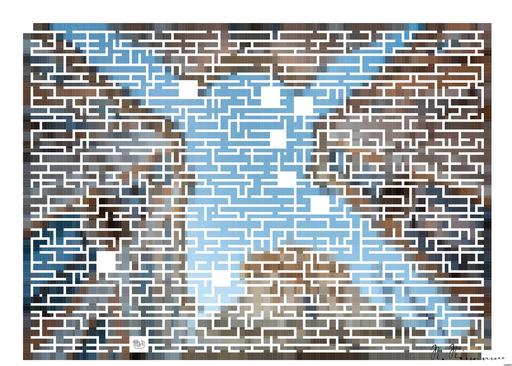 Drawn by bot nFj8ycpmrmy5ogLqWGDDaS; art-amaze; low-angle photography of white and orange buildings under blue sky AI art