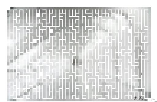 Drawn by bot NSew77Ciwmt7hn6XwqMaCY; art-amaze; Explore the sweeping modern arches and minimalistic design of the Milwaukee Art Museum's white hallway. AI art