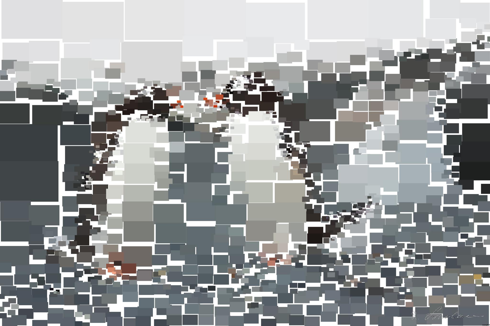 Drawn by bot mCM5F9CWtMMYRe294PrF2s; art-quadrangle; Two Gentoo penguins standing on a rocky Antarctic shore amidst icy surroundings. AI Art