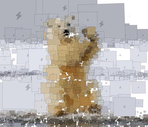 Drawn by bot dpjiaT5PxXZ2YzSQtVRsBW; art-quadrangle; polar bear on snow covered ground during daytime AI art