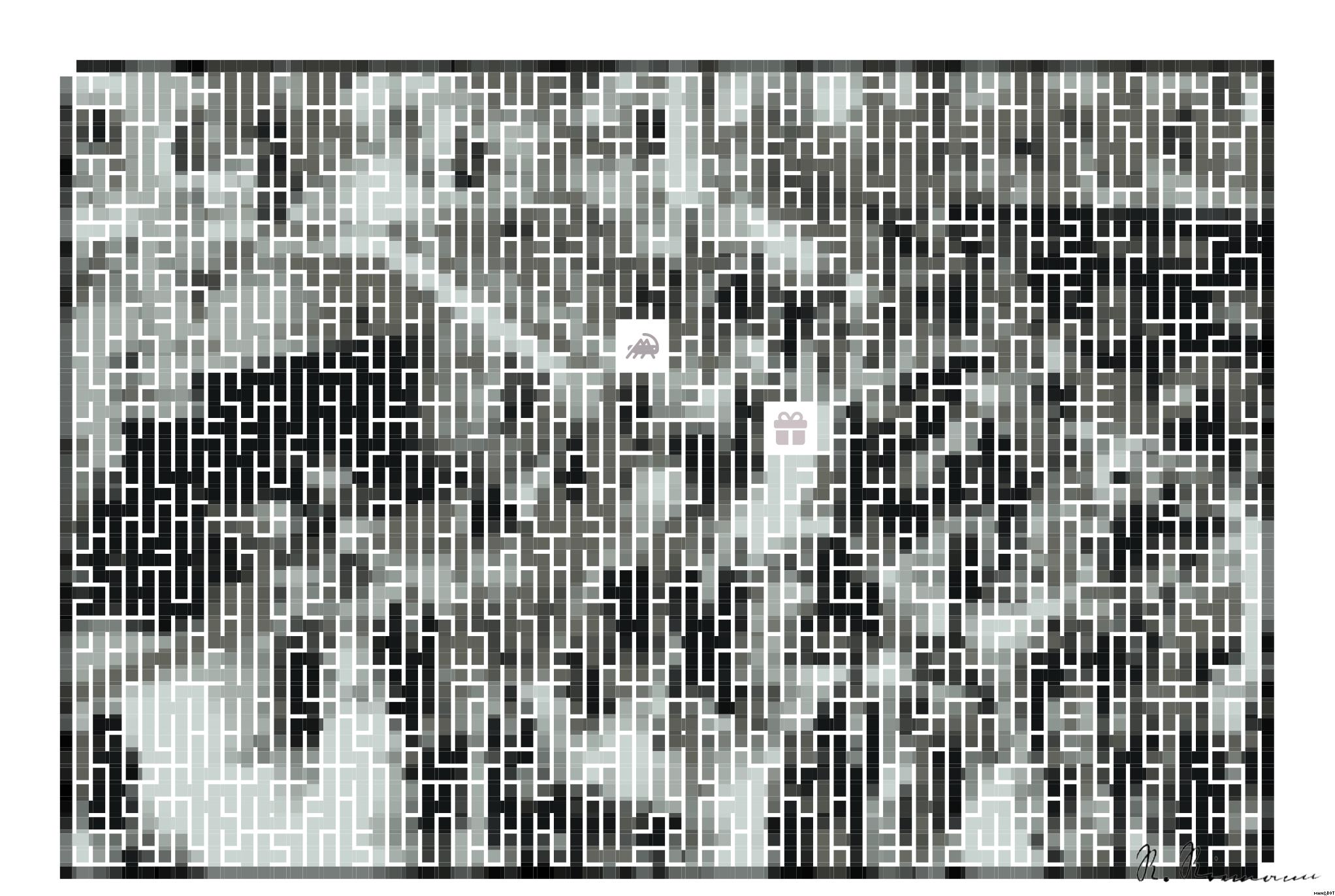 Drawn by bot mFPyqGgGGUoKP6BYPhZXes; art-amaze; people standing and walking on stairs in mall AI Art