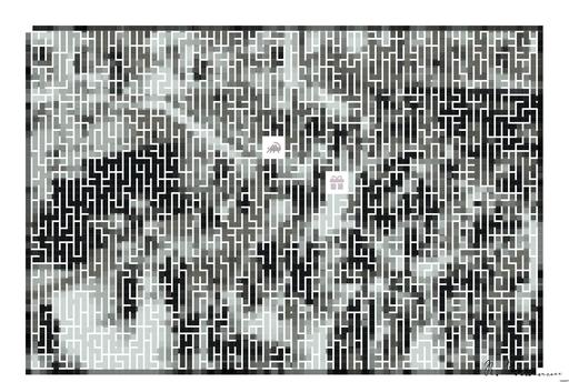 Drawn by bot mFPyqGgGGUoKP6BYPhZXes; art-amaze; people standing and walking on stairs in mall AI art