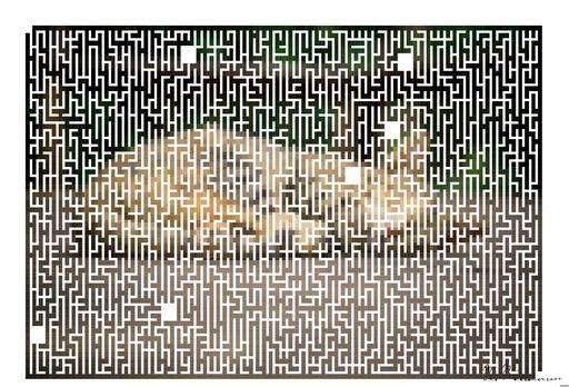 Drawn by bot aRNz6pvsRYMQeE6ffRQmoe; art-amaze; gray and orange tabby cat on floor whitel sleeping AI art